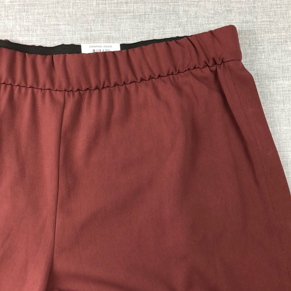 1X 2X 3X Alfani Brown Wide Leg Culottes Plus Size - Picture 3 of 5